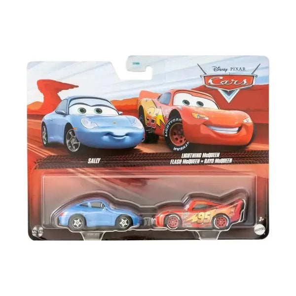 Cars 2-Pack Saetta McQueen + Sally HTX07