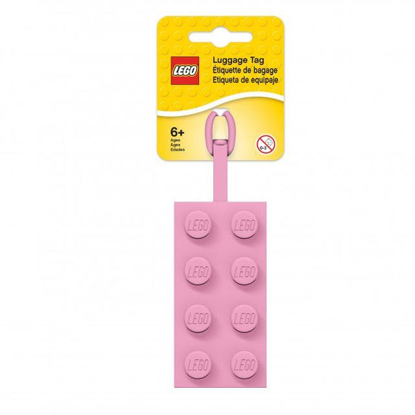 Lego 52329 Etichetta per bagagli Rosa 2x4