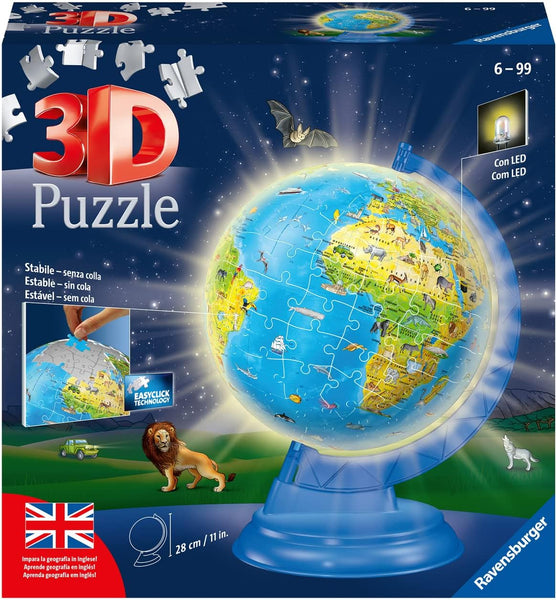 Mappamondo con Luci - Puzzle 3D