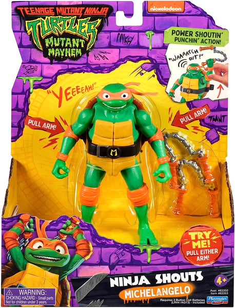 Turtles Mutant Mayhem Ninja Shouts - Michelangelo