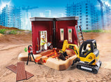 Playmobil 70443 - Mini Escavatore con Cantiere