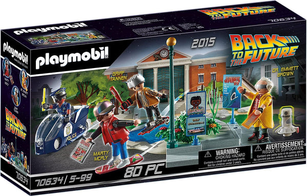 Playmobil 70634 - Back to The Future II Inseguimento sull'hoverboard