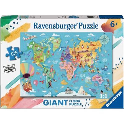 03146 - Giant Floor Puzzle 125 pezzi  - Alla scoperta del mondo