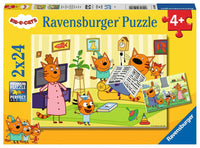 Puzzle 2x24 pezzi - Kid e Cats (dai 4 anni)