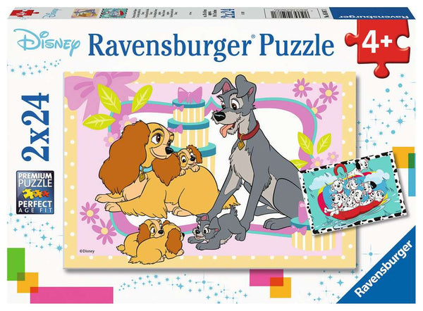 Puzzle 05087 - I cuccioli preferiti della Disney - 2x24 pezzi
