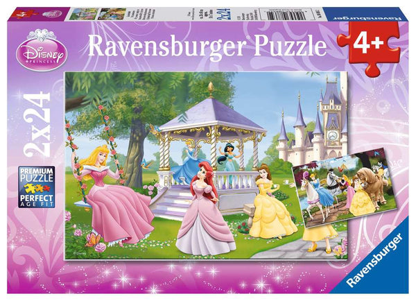 08865 - Puzzle 2x24 pezzi - Incantevoli Principesse (dai 4 anni)