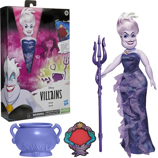 Disney Villains - Ursula - Fashion doll con accessori e vestiti
