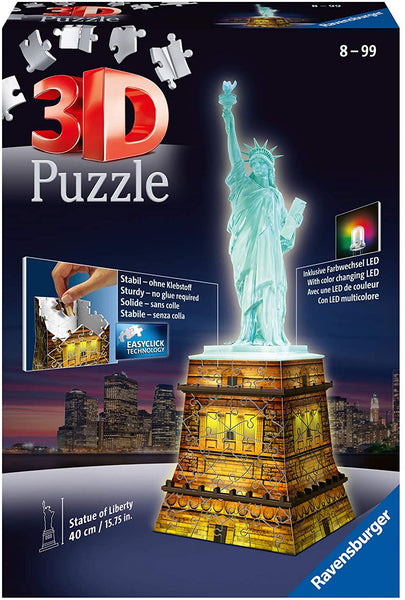 Statua della Libertà | Night Edition - Puzzle 3D