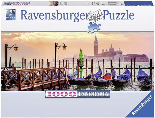Puzzle 1000 pezzi cod. 15082:  Gondole a Venezia *Panorama*