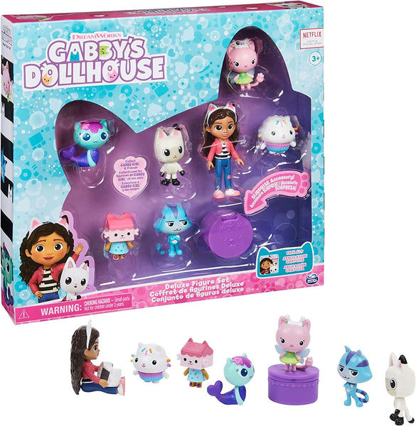 Gabby's Dollhouse - Set Deluxe con 7 personaggi