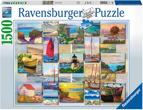 Puzzle 1.500 pezzi cod. 16820: Collage costiero