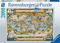 Puzzle 2.000 pezzi cod. 16825 - Intorno al mondo